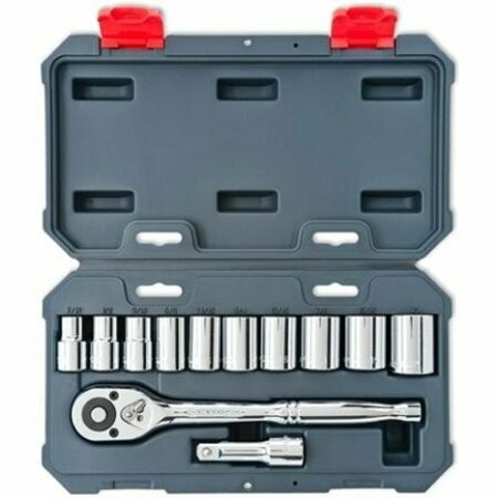 APEX TOOL GROUP SOCKET WRENCH SET 17PC 12 IN DR 12 PT CSWS11C